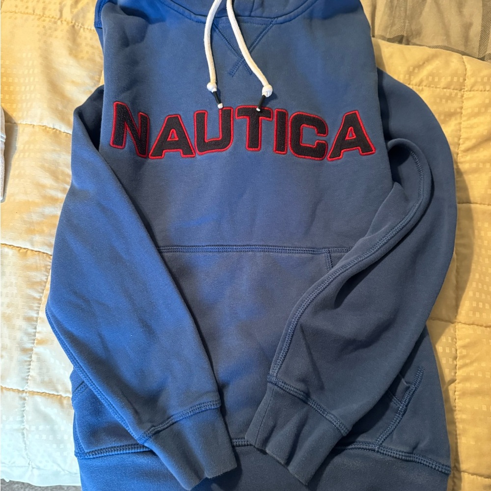 Nautica, blue hoodie
